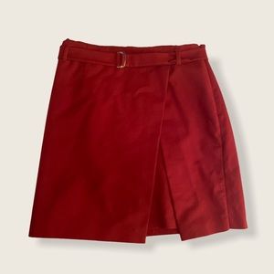 White House black market terracotta knee skirt 12